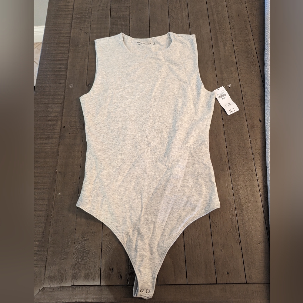 Abercrombie & Fitch Gray Bodysuit